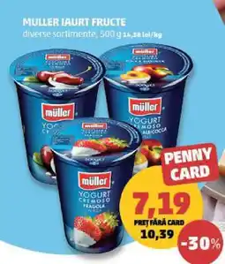 Penny Muller Iaurt Fructe Ofertă