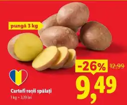 Lidl Cartofi roșii spălați Ofertă