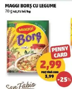 Penny MAGGI BORȘ CU LEGUME Ofertă