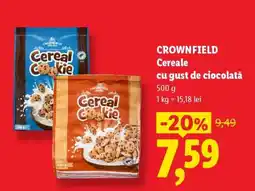 Lidl Crownfield Cereale cu gust de ciocolată Ofertă