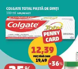 Penny COLGATE TOTAL Pastă de dinți Ofertă