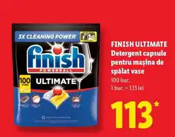 Lidl Finish Ultimate Detergent capsule pentru mașina de spălat vase Ofertă