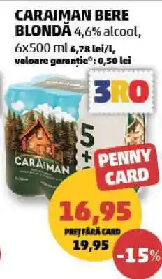 Penny CARAIMAN Bere blondă Ofertă