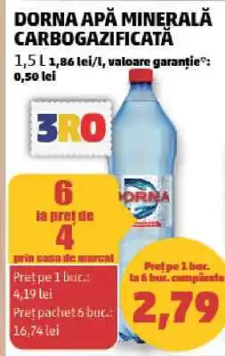 Penny Dorna Apă Minerală Carbogazificată Ofertă