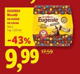 Lidl EUGENIA Biscuiți cu cremă cu cacao Ofertă