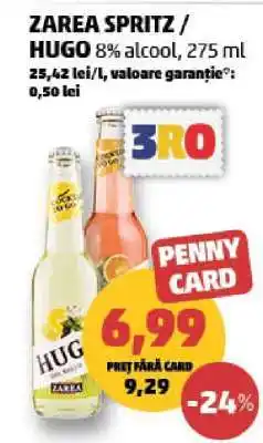 Penny ZAREA SPRITZ/HUGO Ofertă