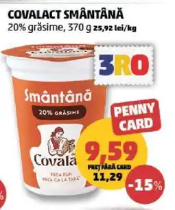 Penny COVALACT Smântână Ofertă