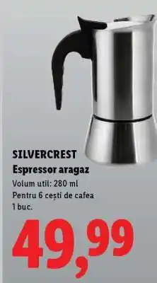Lidl SILVERCREST Espressor aragaz Ofertă