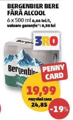 Penny BERGENBIER Bere fără alcool Ofertă