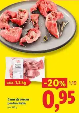 Lidl Carne de curcan pentru ciorbă Ofertă