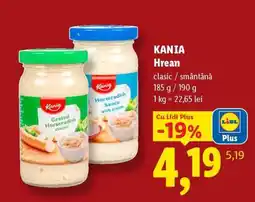 Lidl Kania Hrean Ofertă