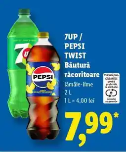 Lidl 7UP / PEPSI TWIST Băutură răcoritoare Ofertă