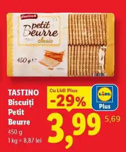 Lidl TASTINO Biscuiți Petit Beurre Ofertă
