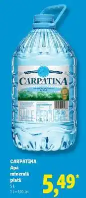 Lidl Carpatina Apă minerală plată Ofertă
