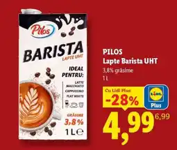 Lidl PILOS Lapte Barista UHT Ofertă