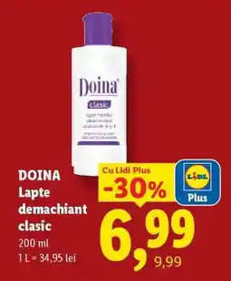 Lidl DOINA Lapte demachiant clasic Ofertă