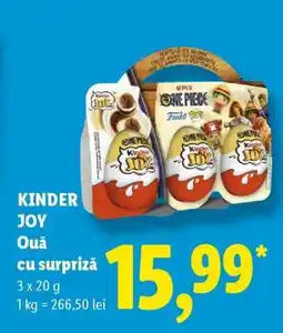 Lidl KINDER JOY Ouă cu surpriză Ofertă