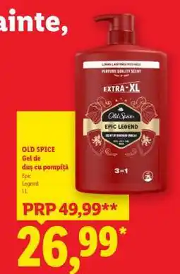 Lidl Old Spice Gel de duș, cu pompiță Ofertă
