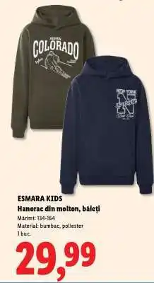 Lidl ESMARA KIDS Hanorac din molton, băieți Ofertă