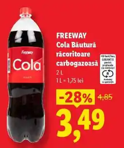 Lidl FREEWAY Cola Băutură răcoritoare carbogazoasă Ofertă