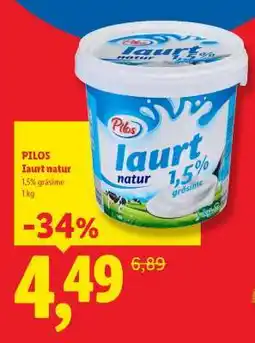 Lidl Pilos Iaurt natur Ofertă