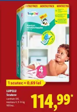 Lidl LUPILU Scutece Ofertă