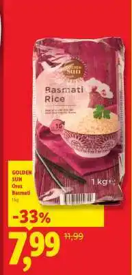 Lidl Golden Sun Orez Basmati Ofertă