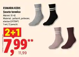Lidl ESMARA KIDS Șosete termice Ofertă