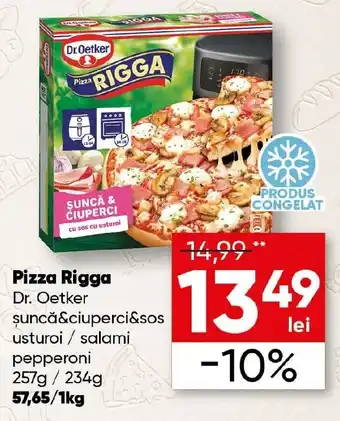 Dr Oetker pizza rigga