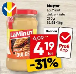 PROFI LaMinut mustard dulce Ofertă