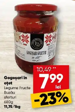 PROFI Legume Fructe Gogoșari în oțet sferturi Ofertă