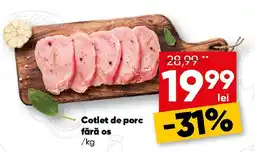 PROFI Cotlet de porc fără os Ofertă