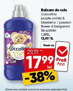 PROFI Coccolino balsam de rufe Ofertă