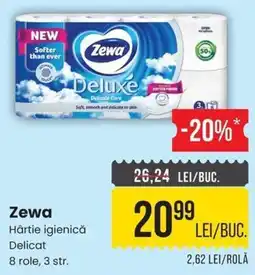Mega Image Zewa Hârtie igienică Delicat Ofertă