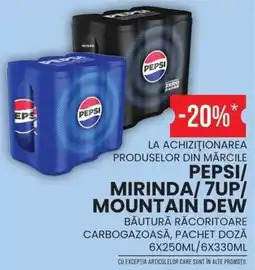 Mega Image Pepsi mirinda 7up mountain dew Ofertă