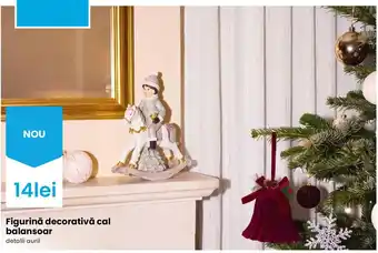 Figurină decorativă cal balansoar