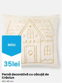 Pepco Pernă decorativă cu căsuță de Crăciun Ofertă