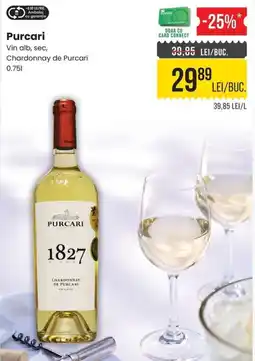 Mega Image Purcari vin alb sec Ofertă