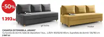 Canapea extensibila arano