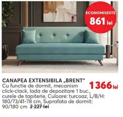 Mobila Videnov Brent canapea extensibila Ofertă