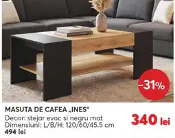 Mobila Videnov Masuta de cafea ines Ofertă