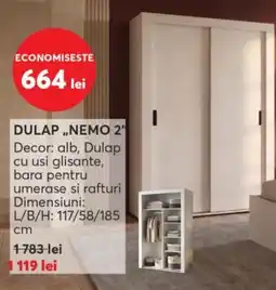 Mobila Videnov Dulap nemo 2 Ofertă