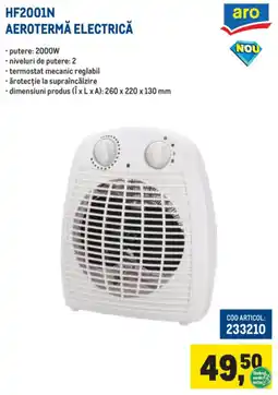 Metro aro aeroterma electrica Ofertă