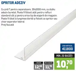 Metro Opritor adeziv Ofertă