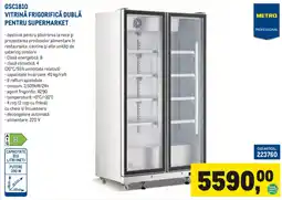 Metro Metro Professional vitrină frigorifică dublă pentru supermarket Ofertă