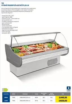 Metro Tim vitrina frigorifica asistata plug-in Ofertă