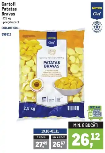 Metro Chef Cartofi Patatas Bravas