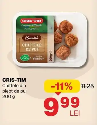Cris-tim chiftele din piept de pui
