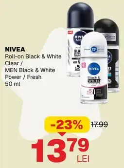 Annabella nivea roll-on black & white clear / men black & white power / fresh Ofertă