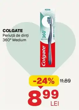 Annabella Colgate periua de dinti 360° medium Ofertă
